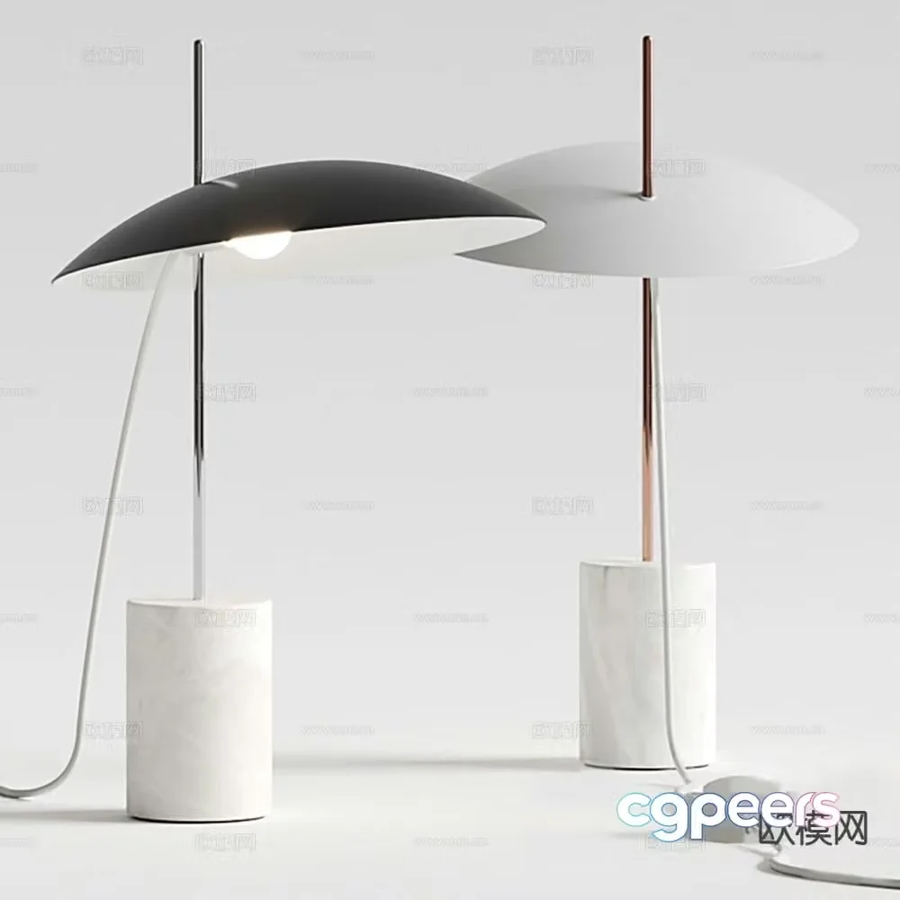 Modern lighting table lamp 3d model
