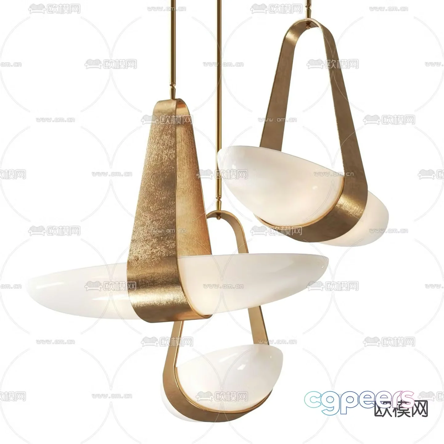 Chandelier Fashionable small chandelier 3d model