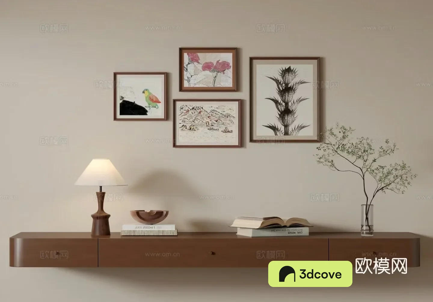 Retro hanging painting decorative painting