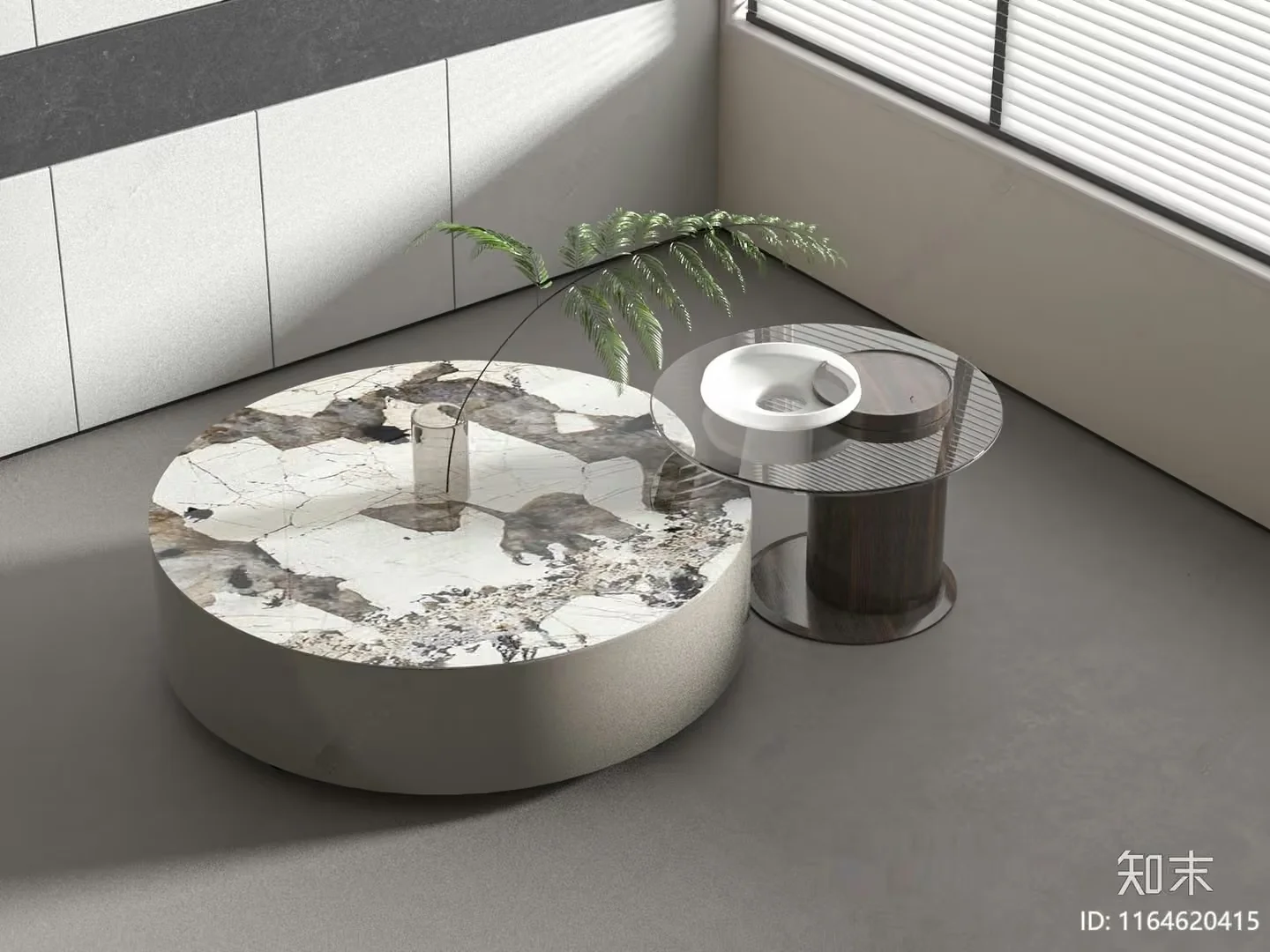 Modern Living Room 3D Model – 16382 – VRAY Render