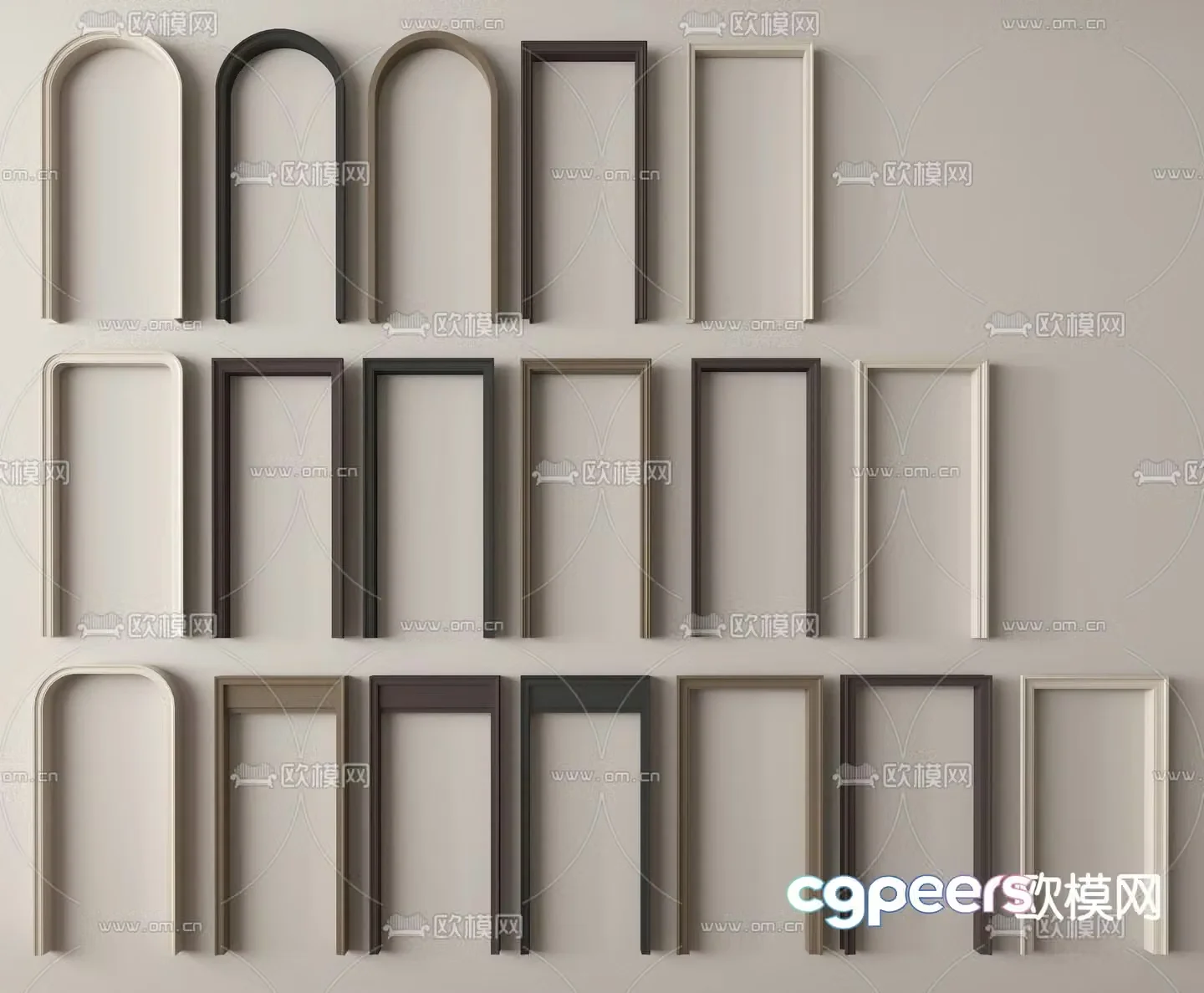 Door cover door pass door hole 3D model