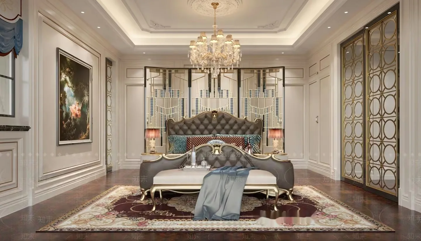 Cozy Bedroom 3D Model – 3017 – VRAY Render