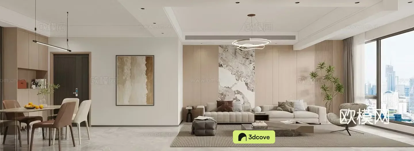 Modern Italian dining room