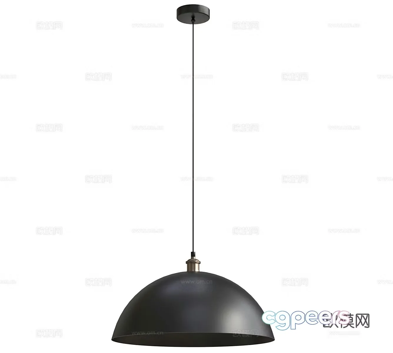 Industrial style chandeliers restaurant chandeliers bar small chandeliers 3D model