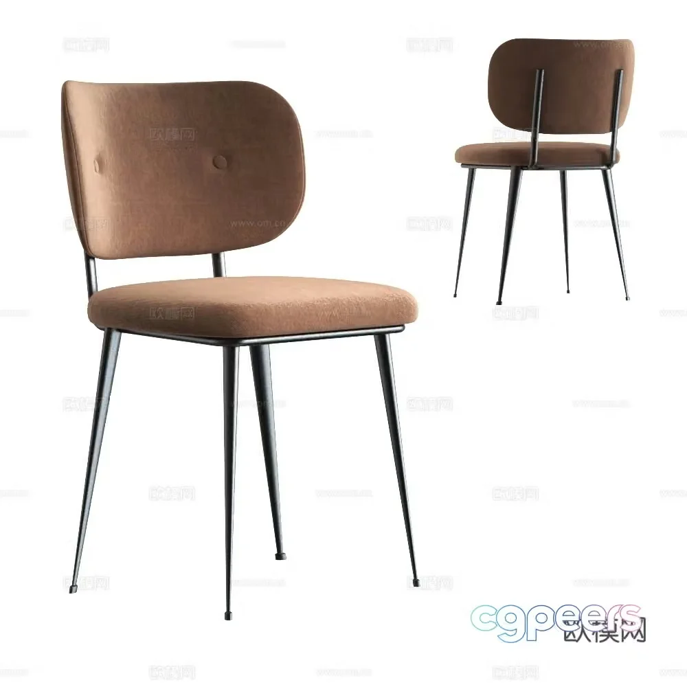 Modern chair single chair 3d model