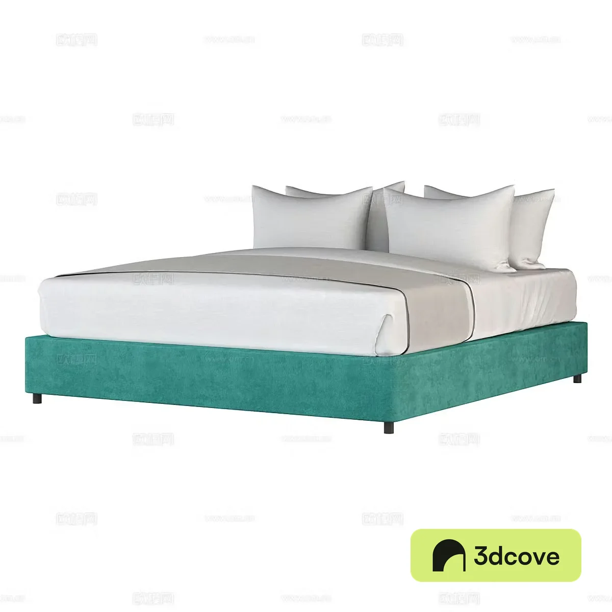 Modern double bed