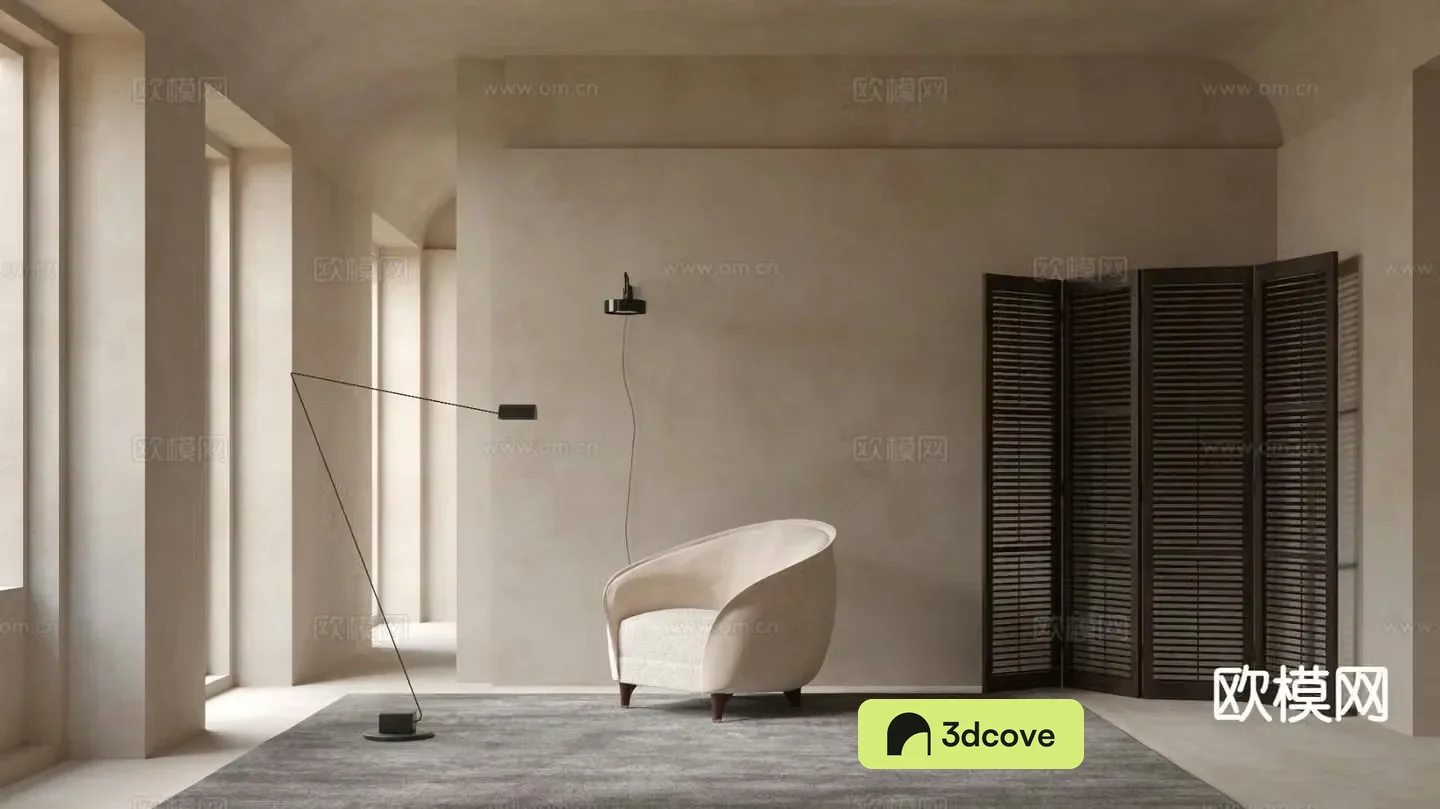 GUBI single sofa