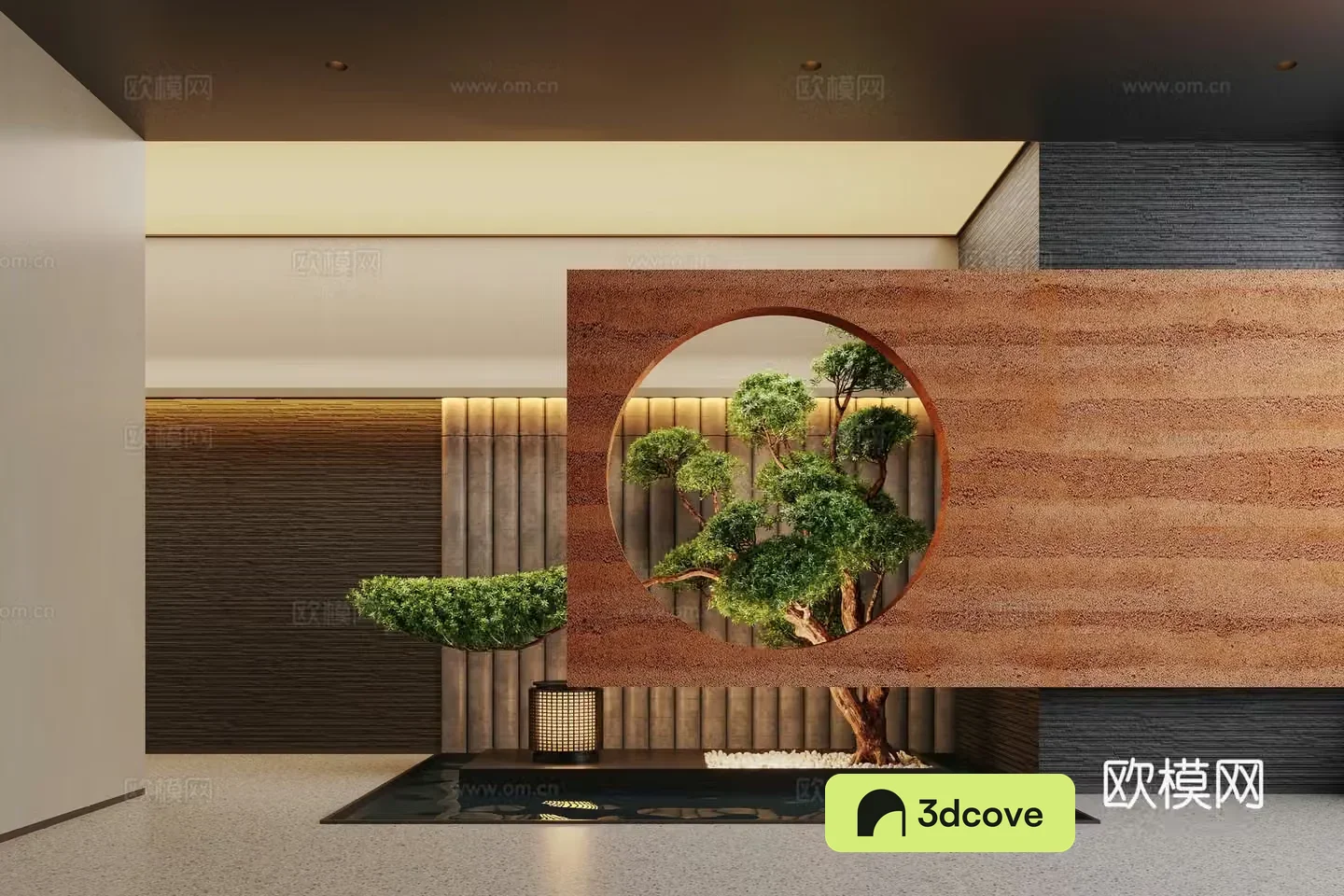 New Chinese -style indoor landscape plant