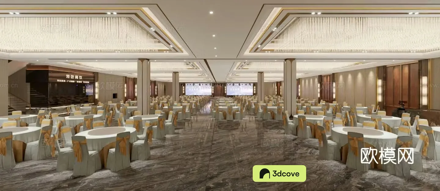 Modern hotel lobby Banquet Hall