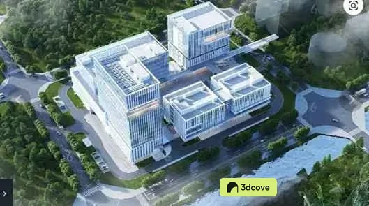 Aerial View Of A Large Building Complex