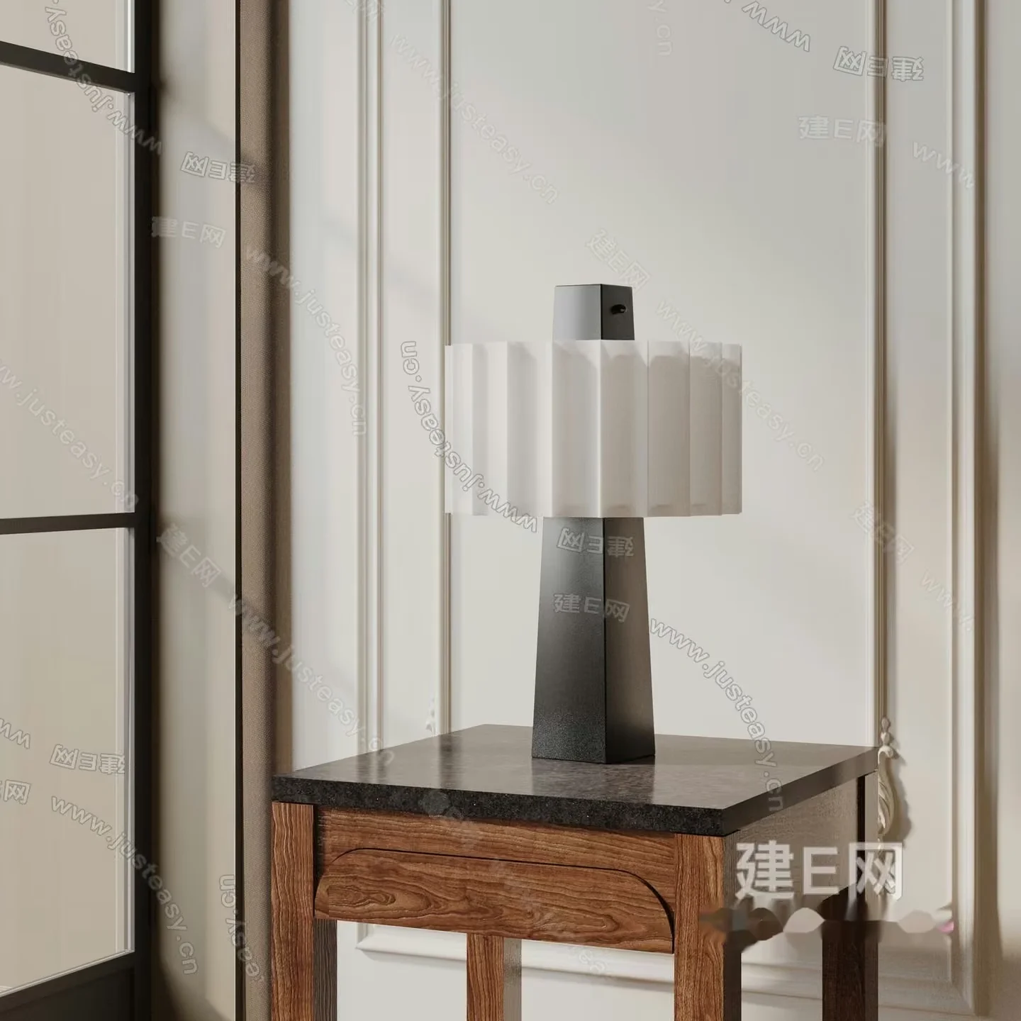 Modern Table Lamp 3D Model – 15170 – VRAY Render