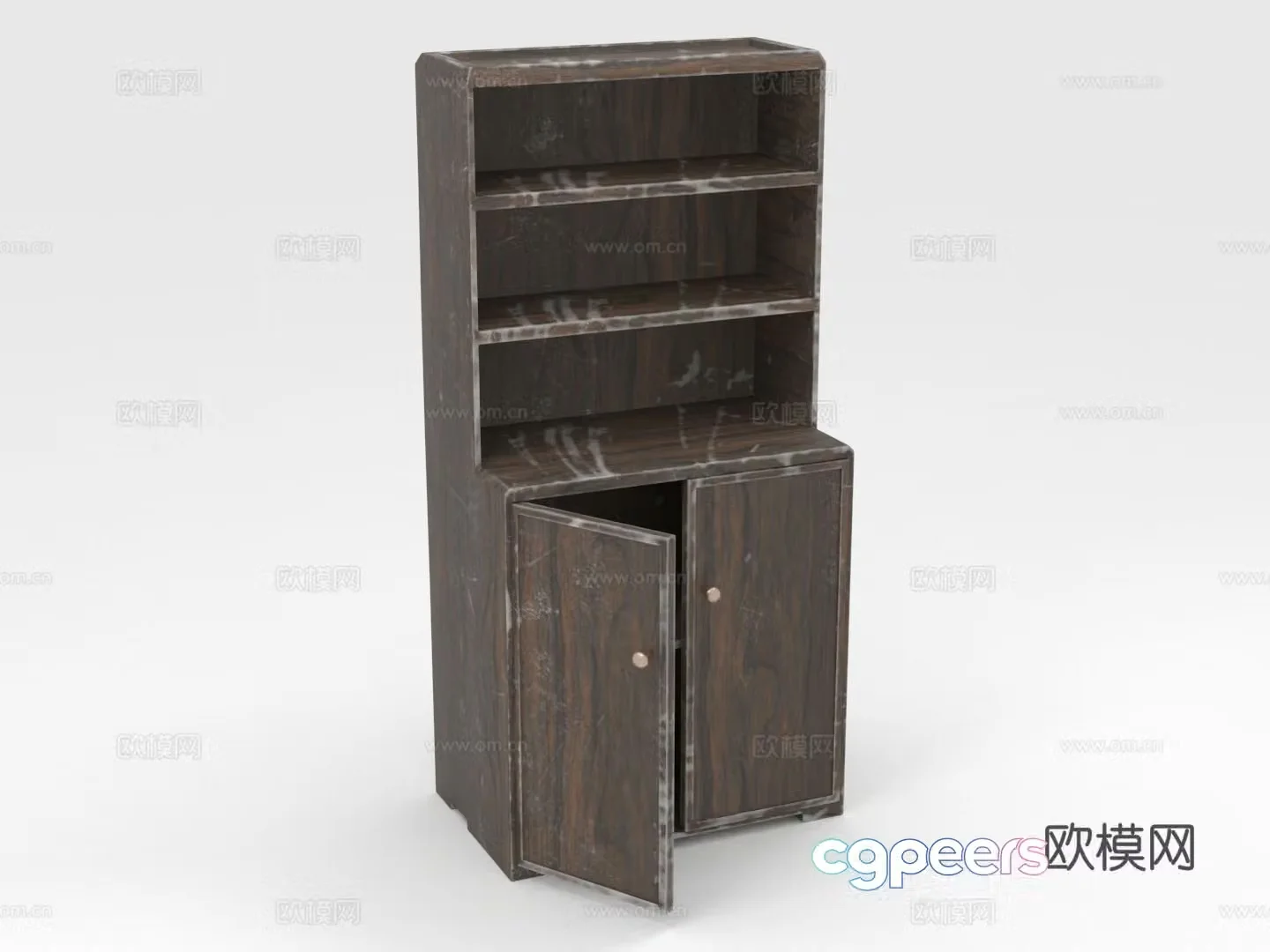 Wooden cabinets storage cabinets display cabinets cabinets 3d model