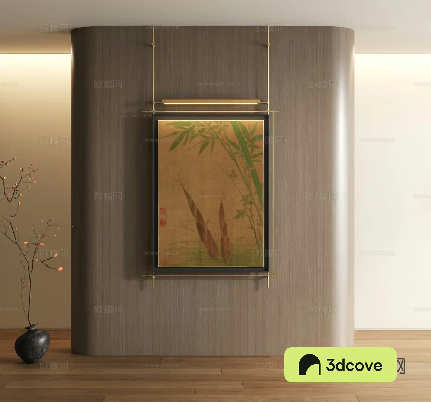 Song style decorative painting New Chinese style landscape painting