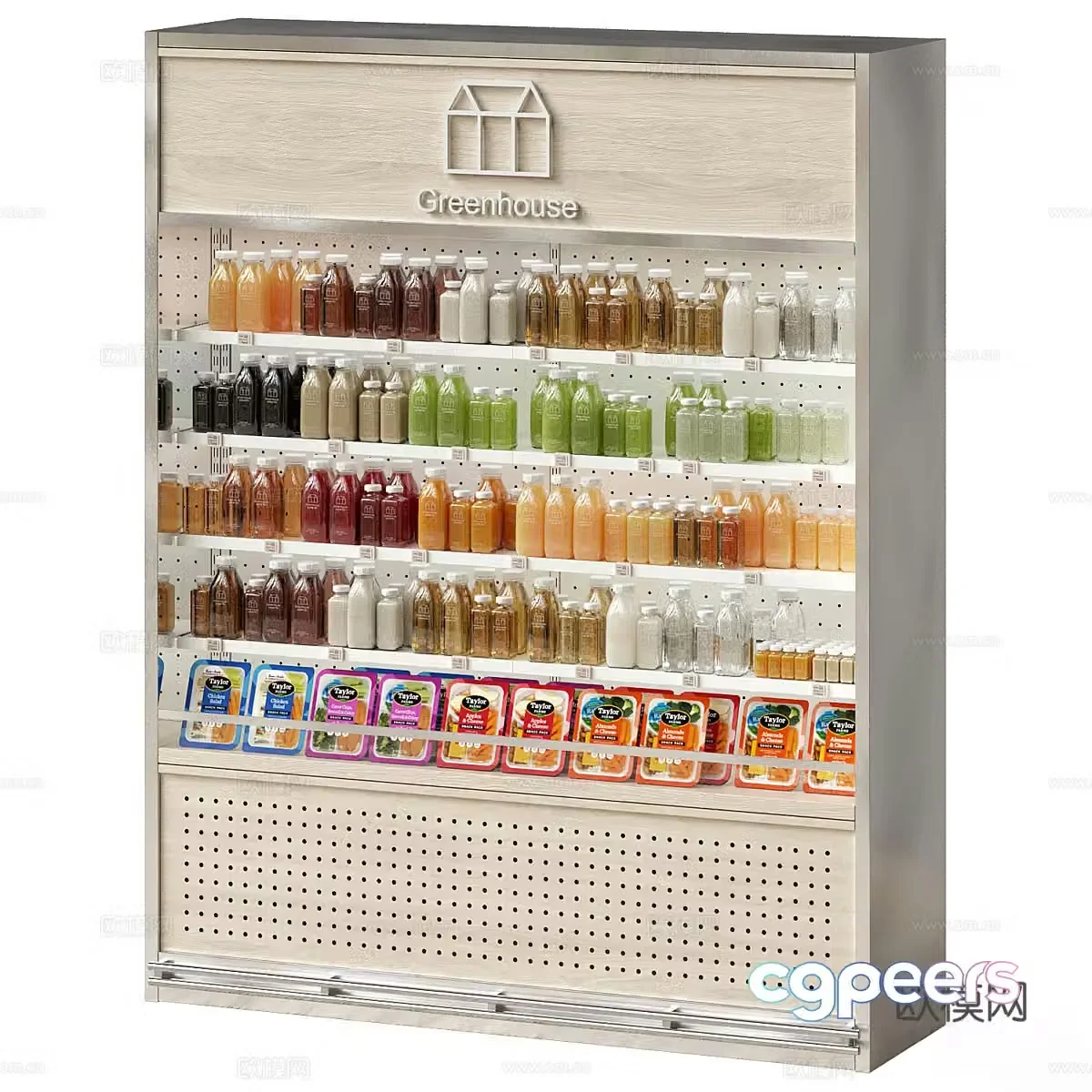 Retail industry 3D model
