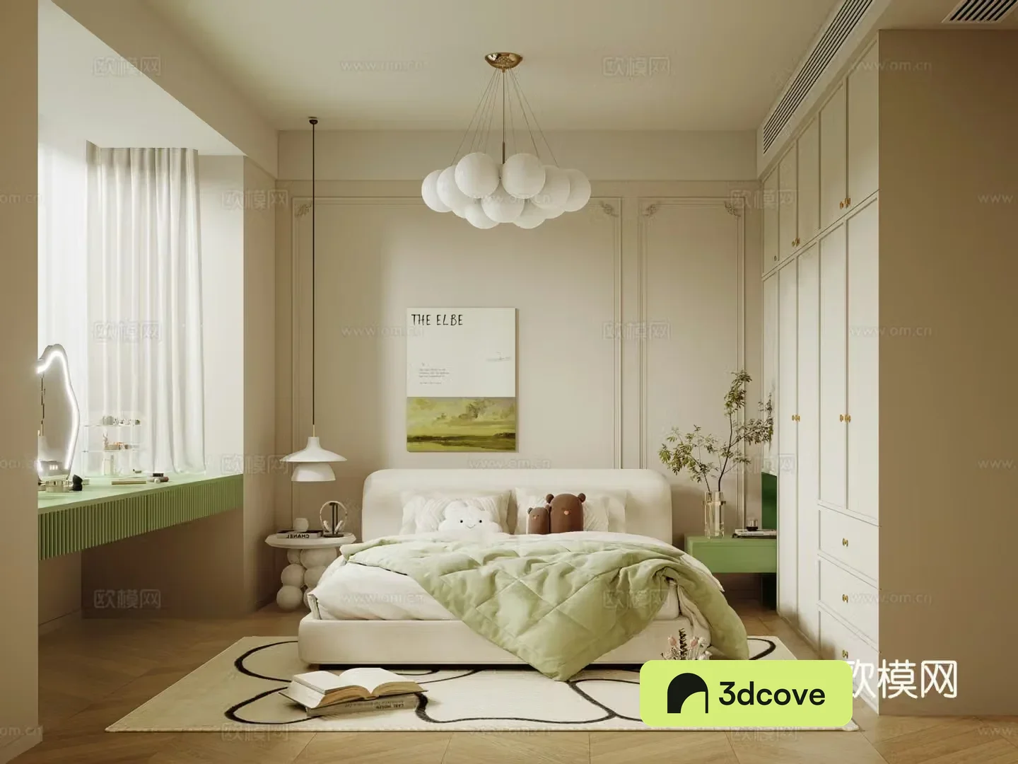 French home bedroom children’s room