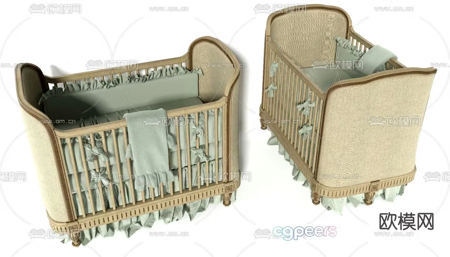 Nordic crib 3d model