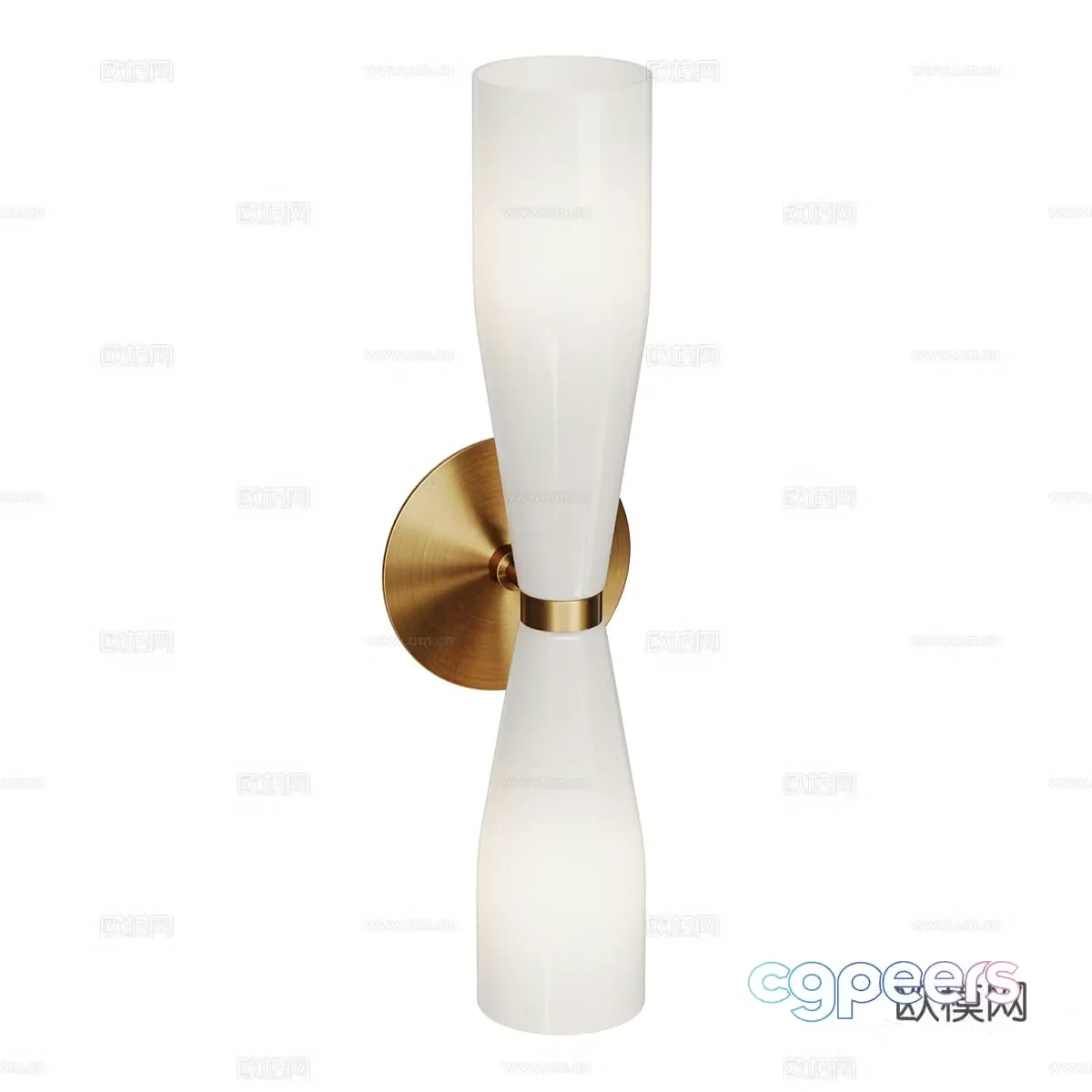 New Chinese Light Luxury TOIVO Wall Light 3D Model