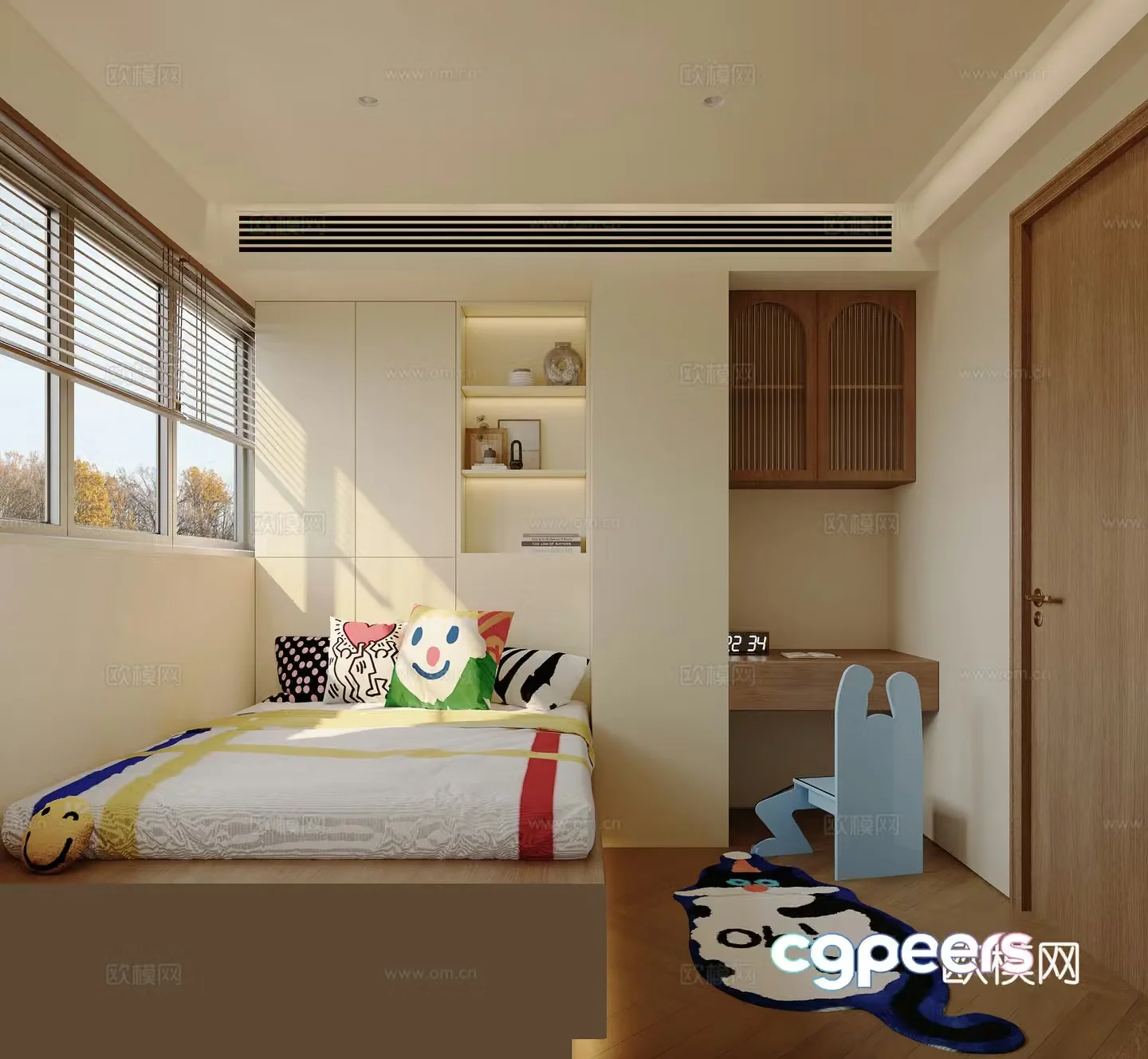 Master bedroom 3D model