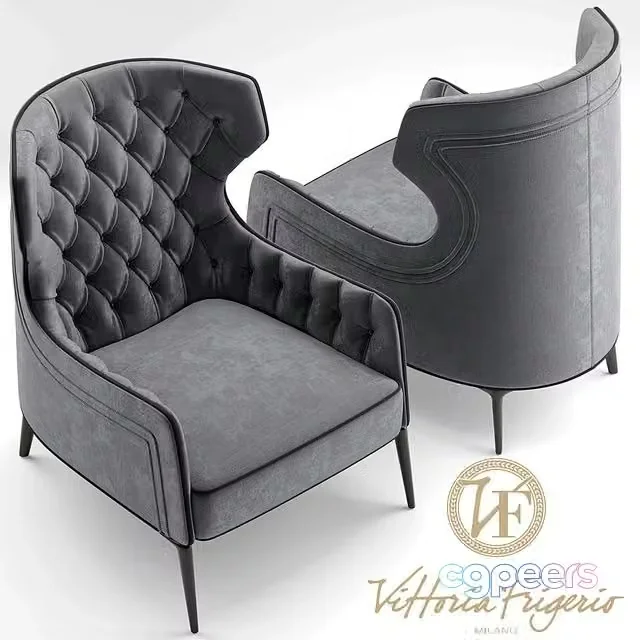 3ds Max Free – Armchair Vittoria Frigerio PIOLA BERGERE