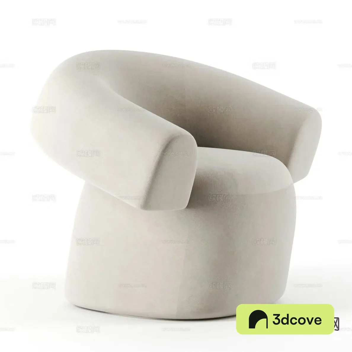 Modern single sofa leisure sofa