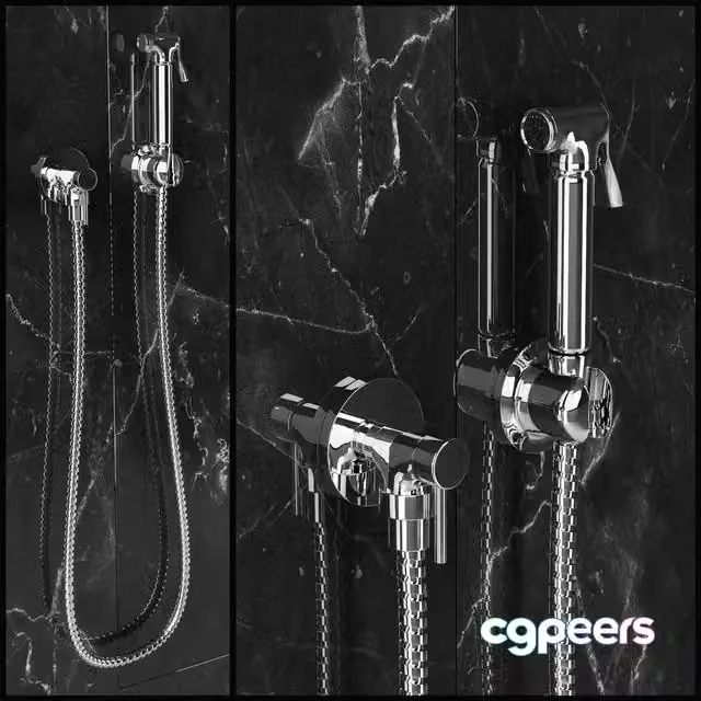 3ds Max Free – Hygienic shower Daniel Oasis 1000DC