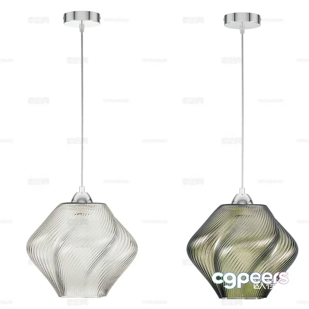 Modern simple chandeliers chandeliers simple chandeliers dining chandeliers living room chandeliers lamps 3D model