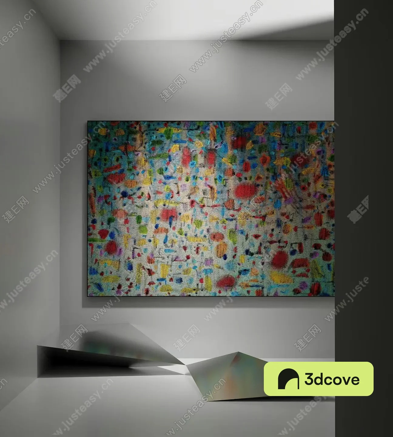 Abstract Artwork In A Modern Setting