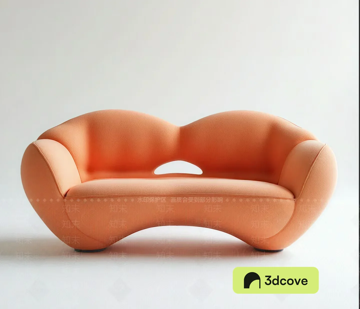 Modern Orange Sofa