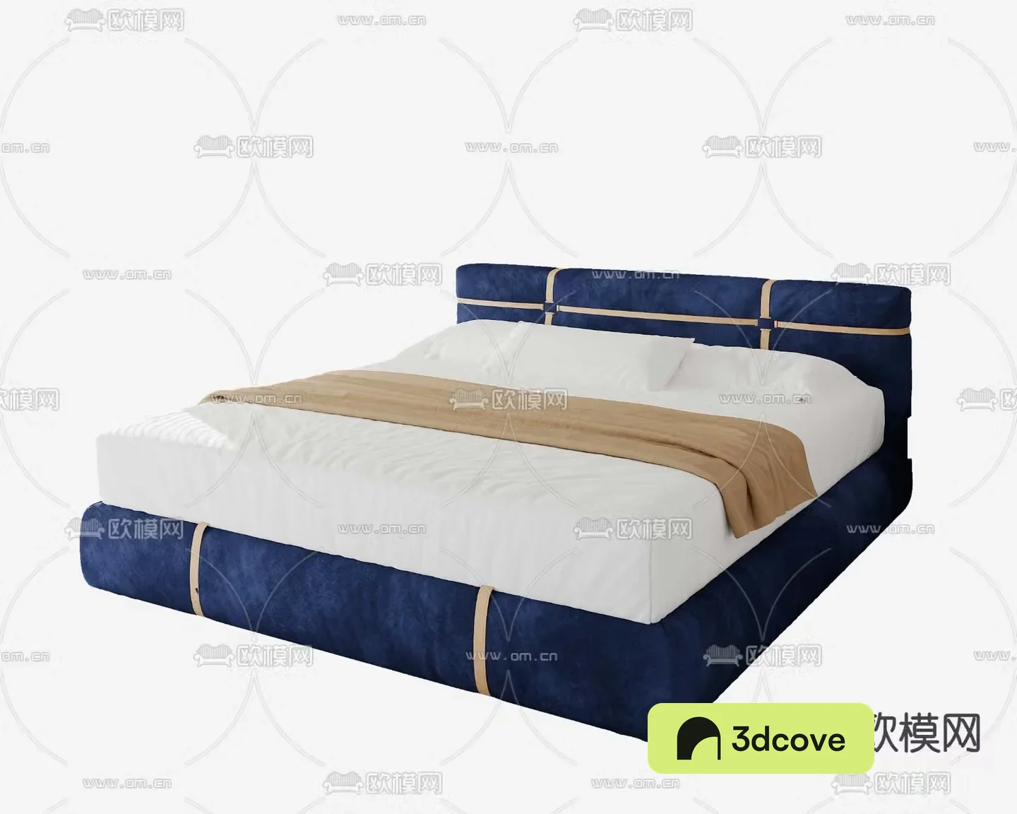 Modern double bed