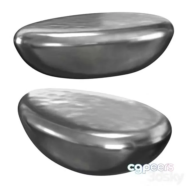 3ds Max Free – River Stone Coffee Table