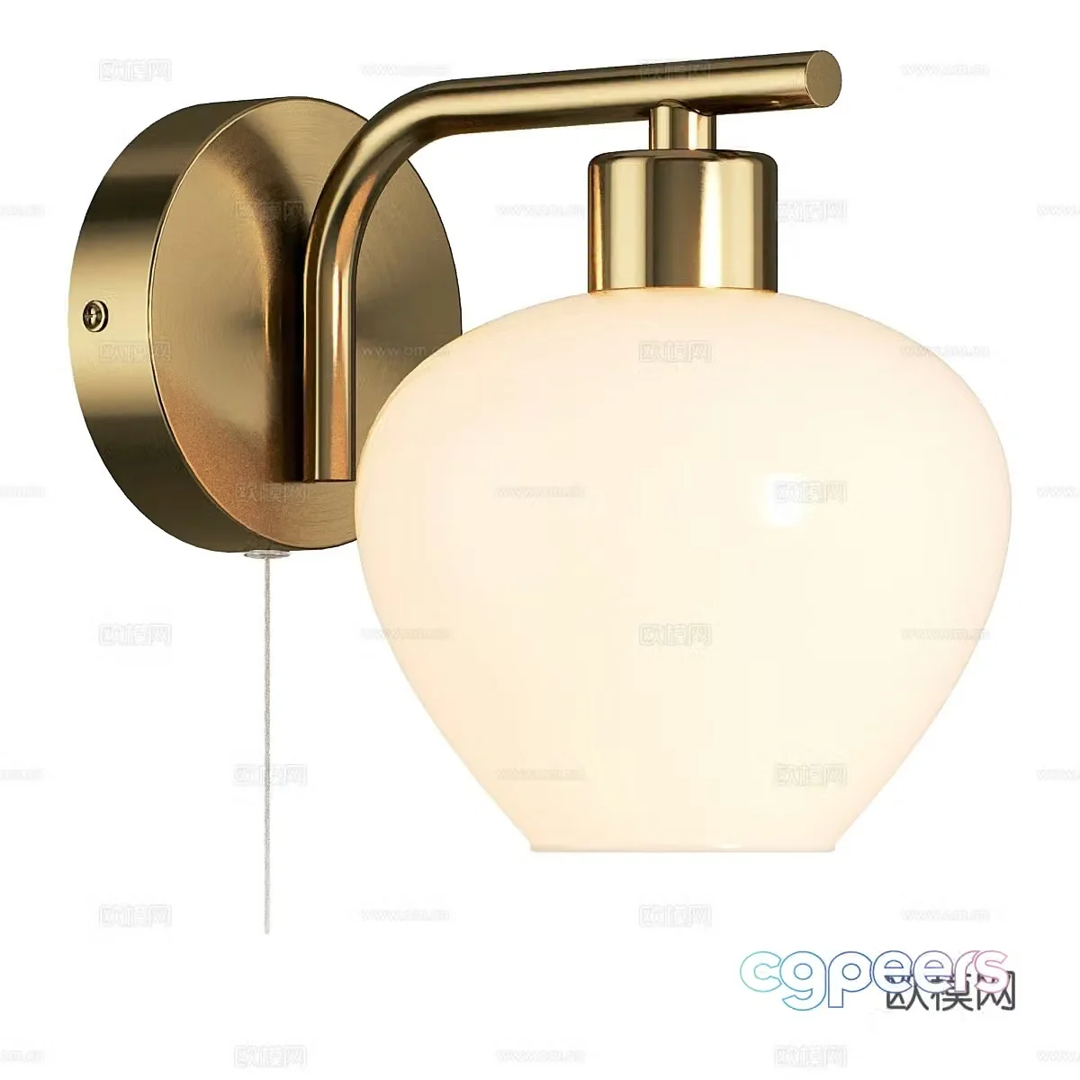 Modern simple light luxury wall lamp Light luxury wall lamp Simple wall lamp Decorative wall lamp Spherical wall lamp 3D model