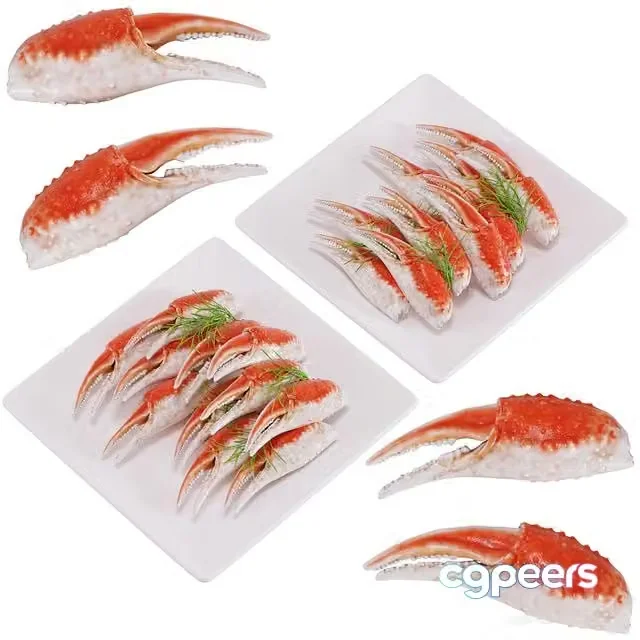 3ds Max Free – Crab dish