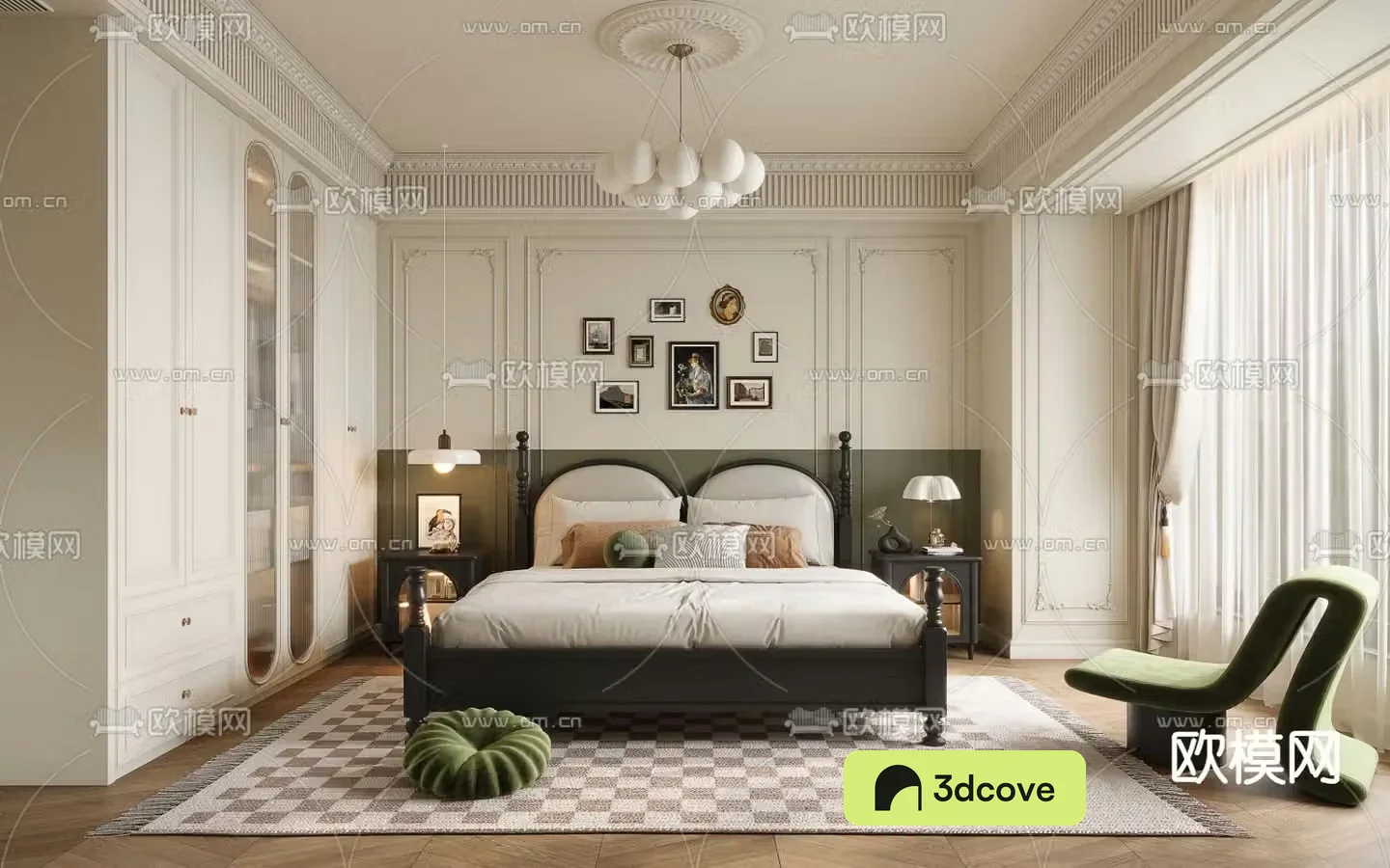 French bedroom master room