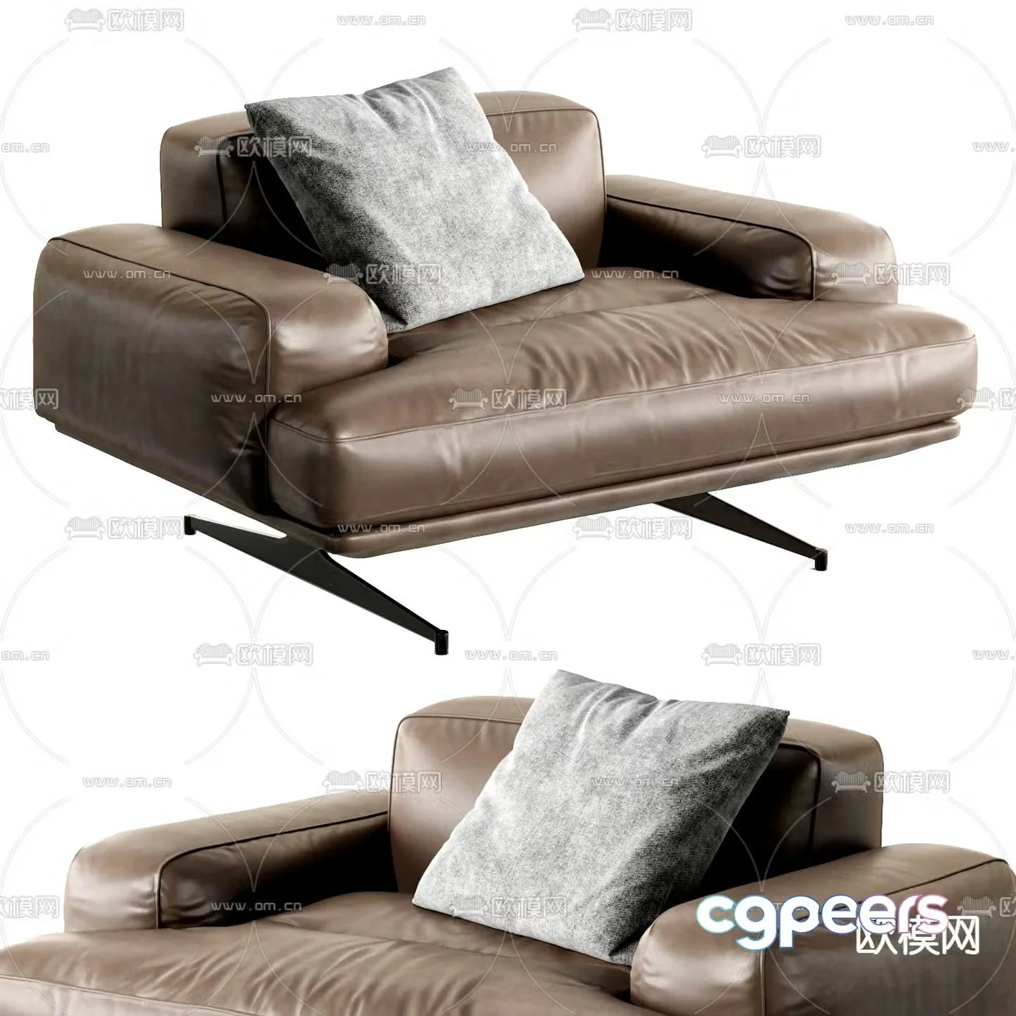 MISSANA single sofa 3d model