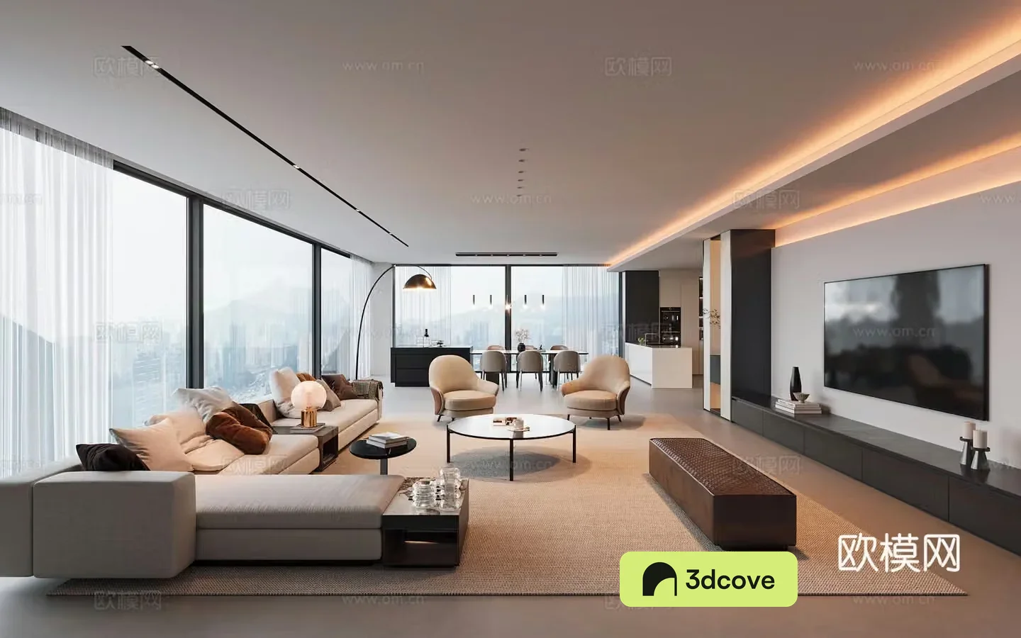 Modern Italian dining room
