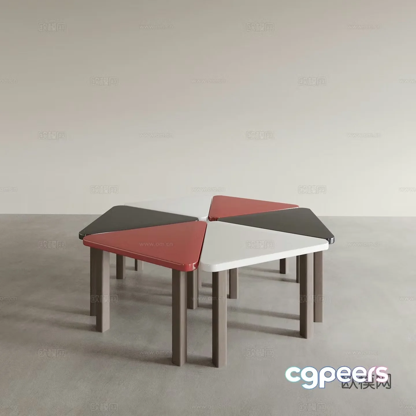 Children’s table table 3d model