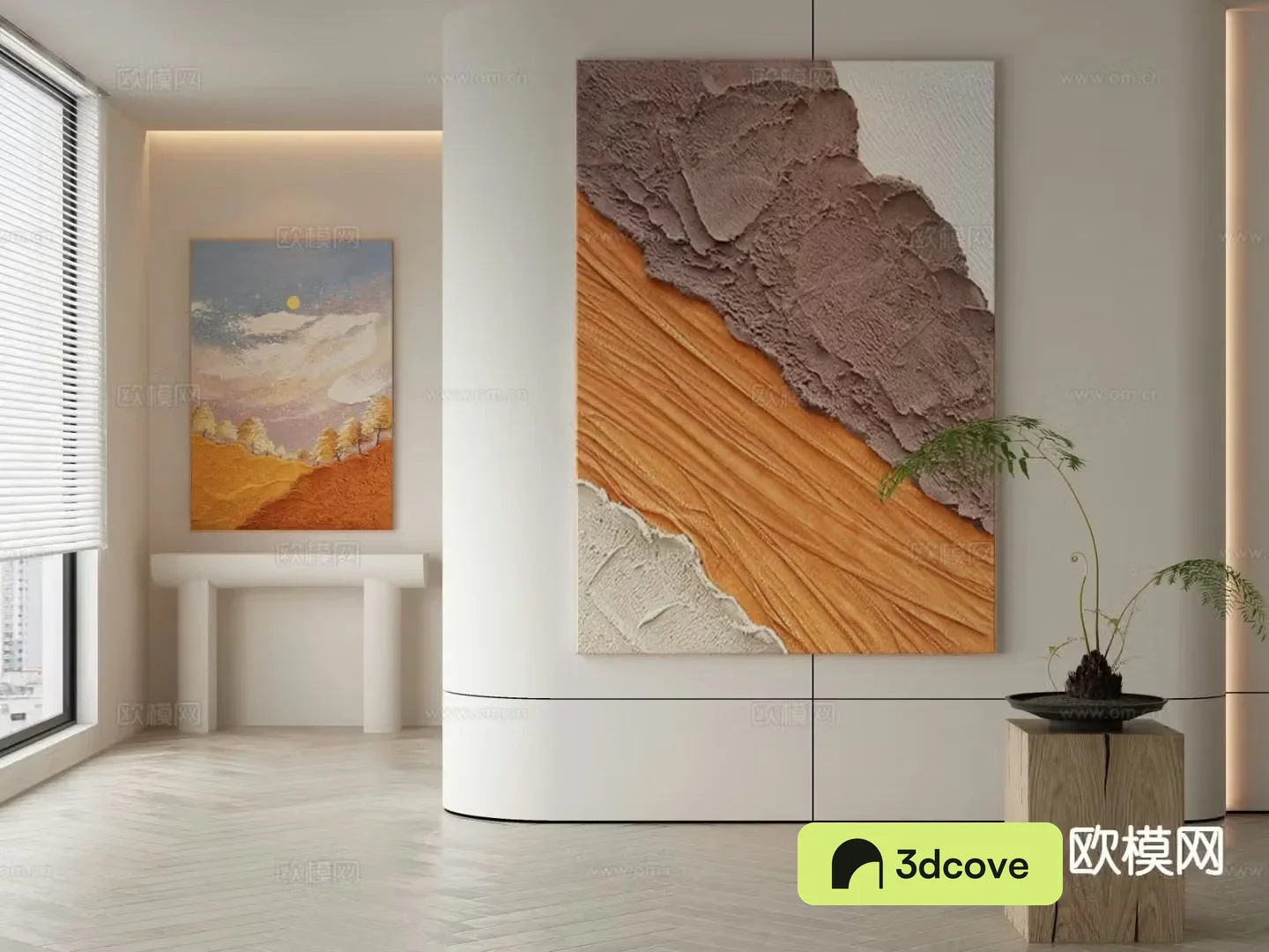 Modern decorative painting texture painting oil painting