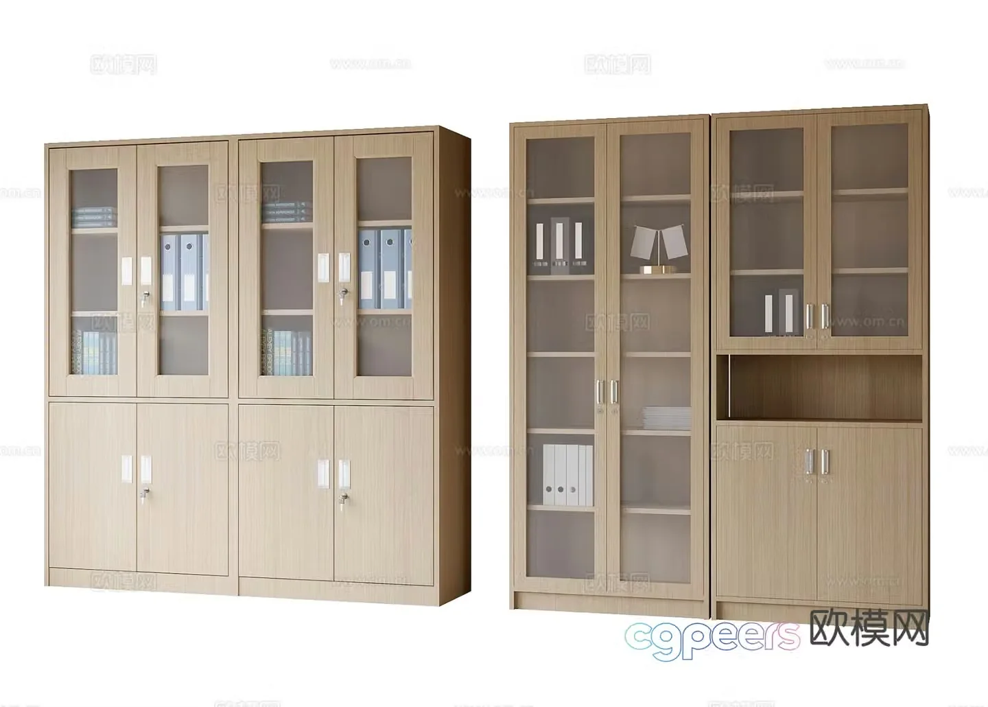 Modern filing cabinet information cabinet filing cabinet 3d model