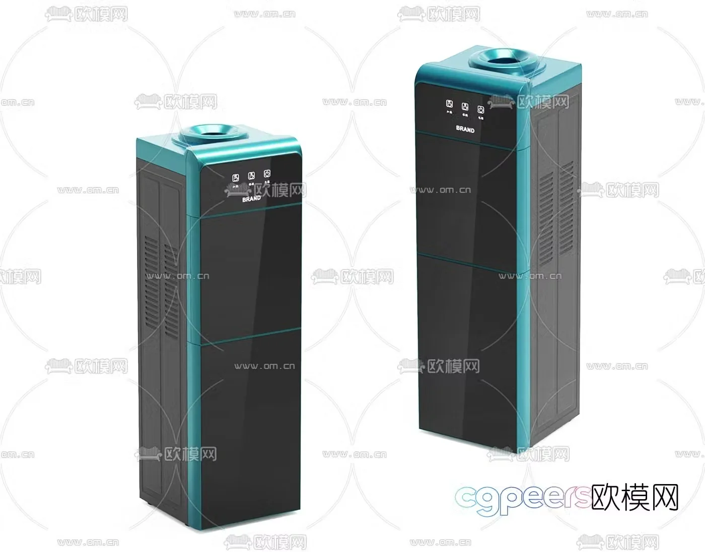 Modern water dispenser 3d model
