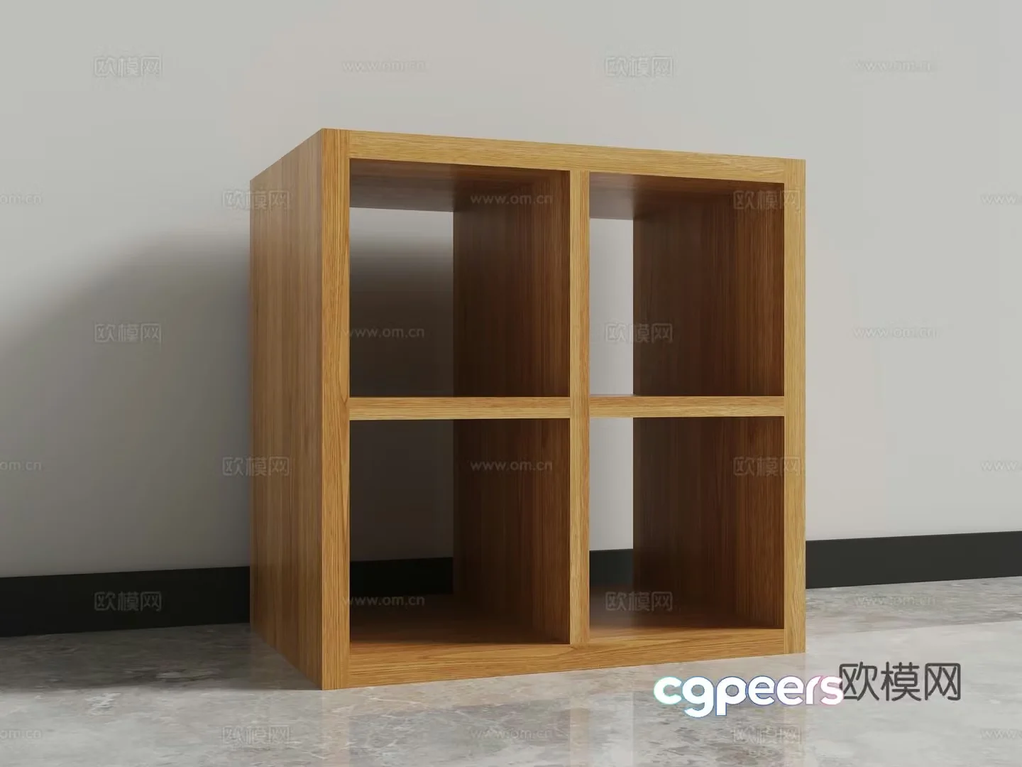 bookcase bookshelf 3d model