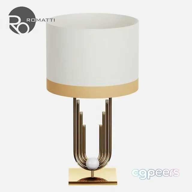 3ds Max Free – Table lamp Romatti Alemoor