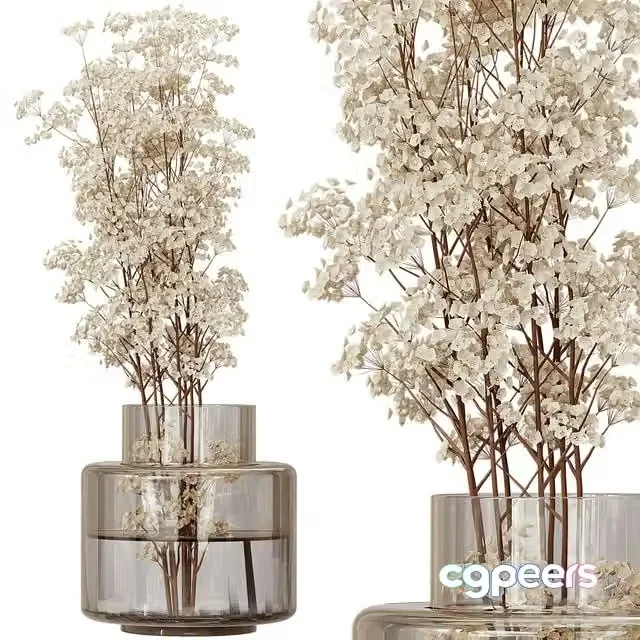 3ds Max Free – Bouquet of Flowers – in a glass vase