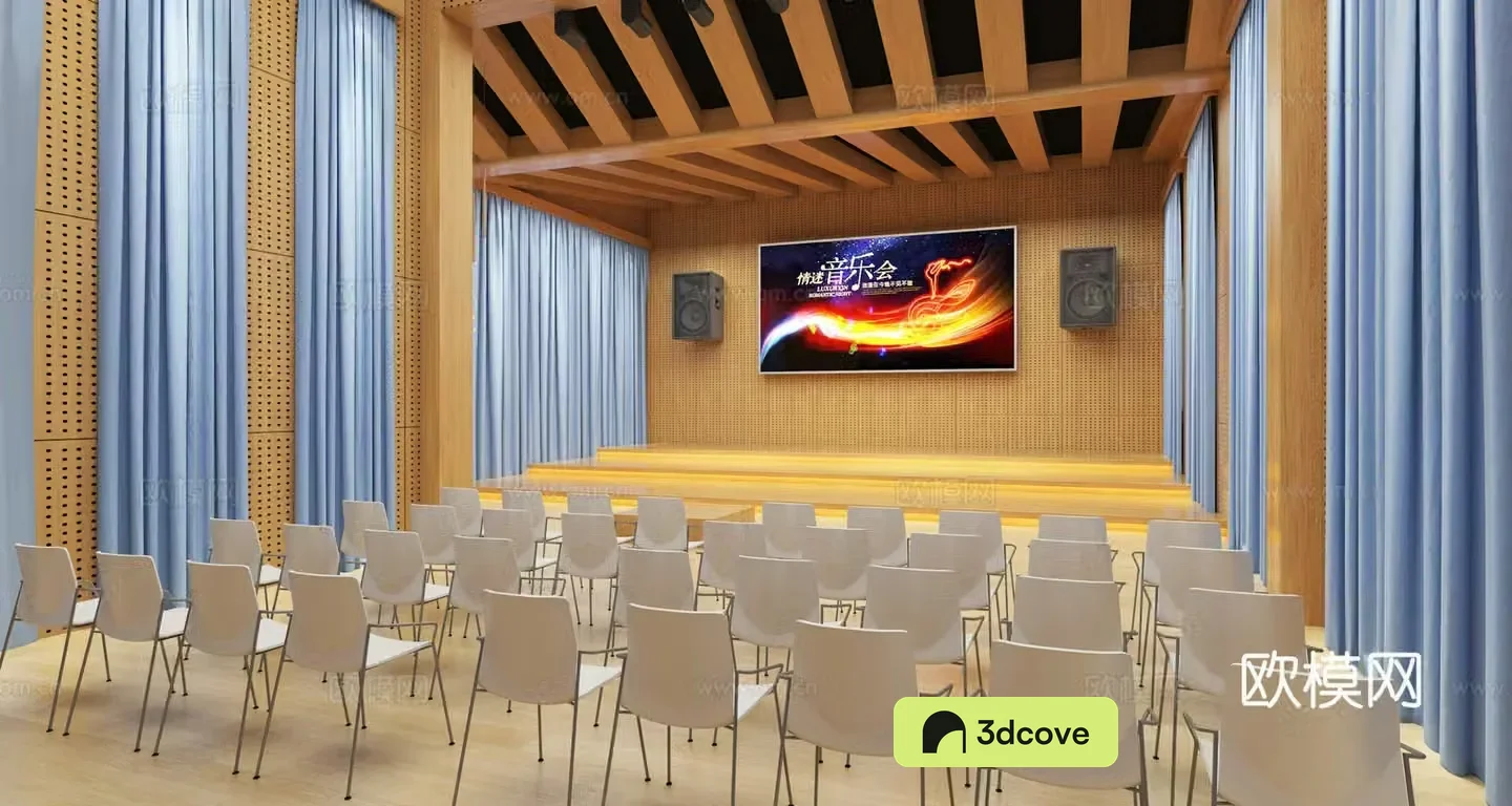 modern cinema conference concert hall