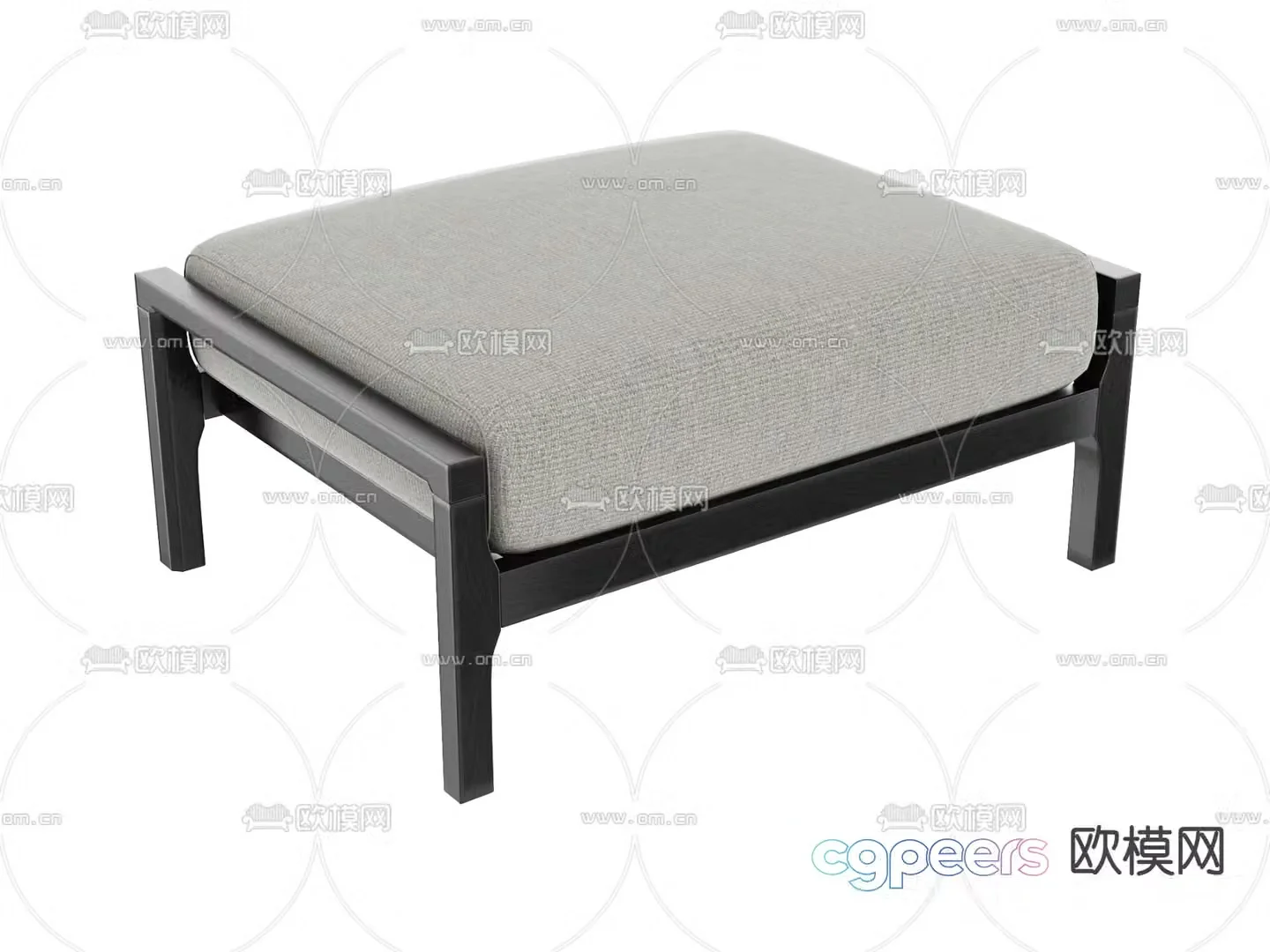 sofa stool 3d model