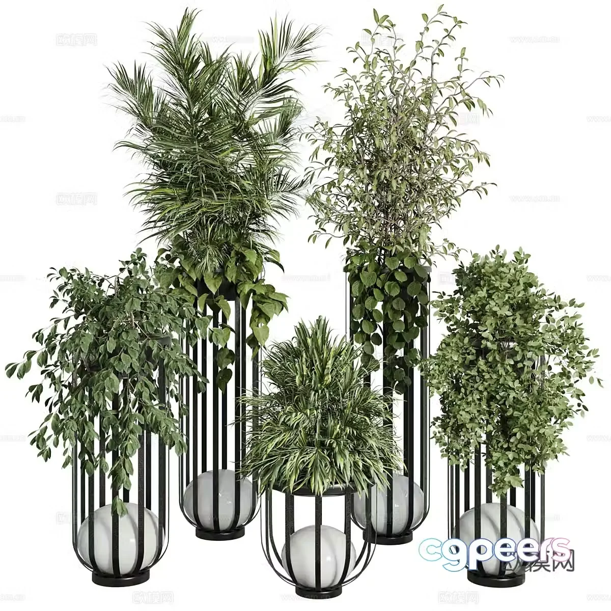 New Chinese outdoor solar garden light 3D model