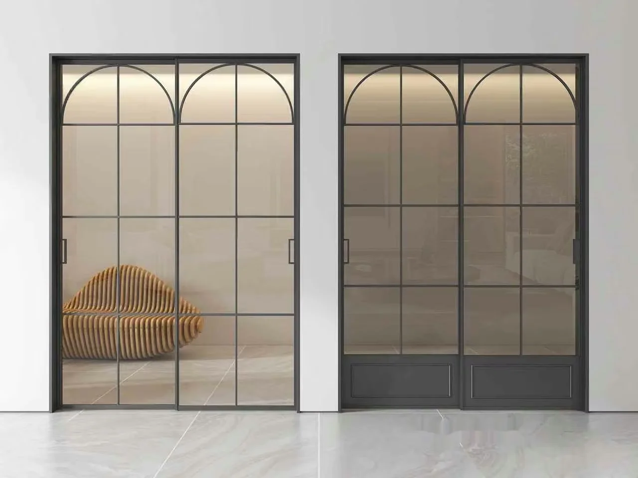 Modern Glass Doors 3D Model – 970 – VRAY Render