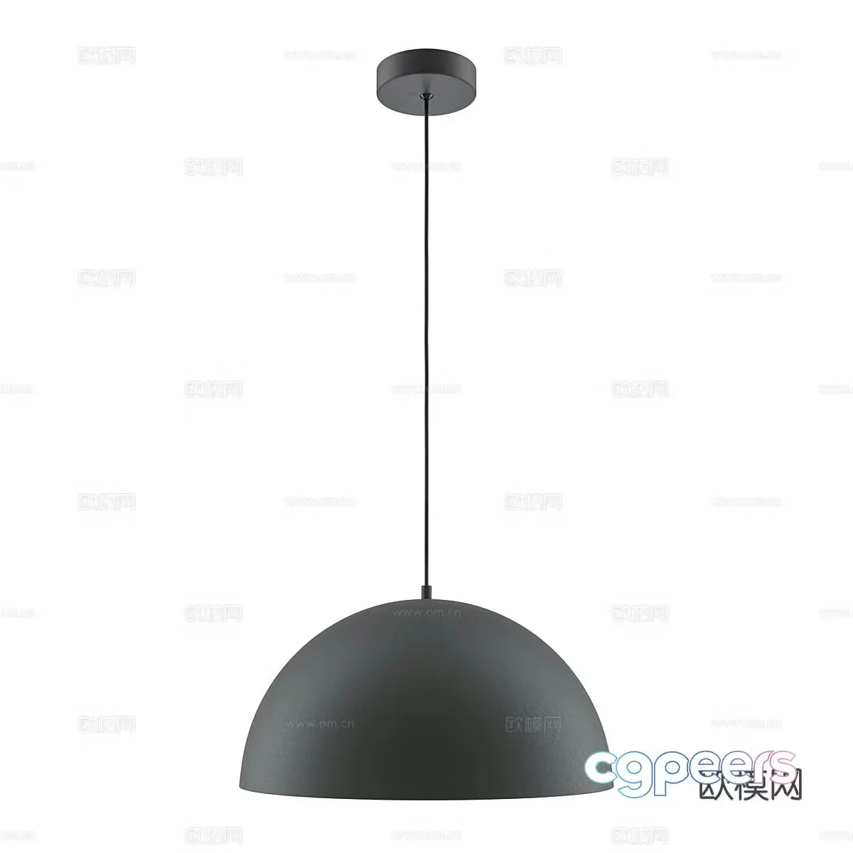 Simple chandelier restaurant chandelier 3d model