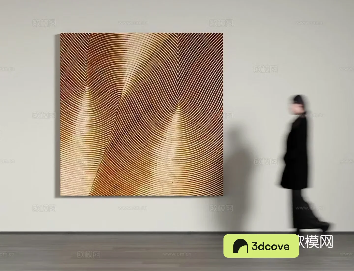 Modern art hanging painting oil painting photo frame woman