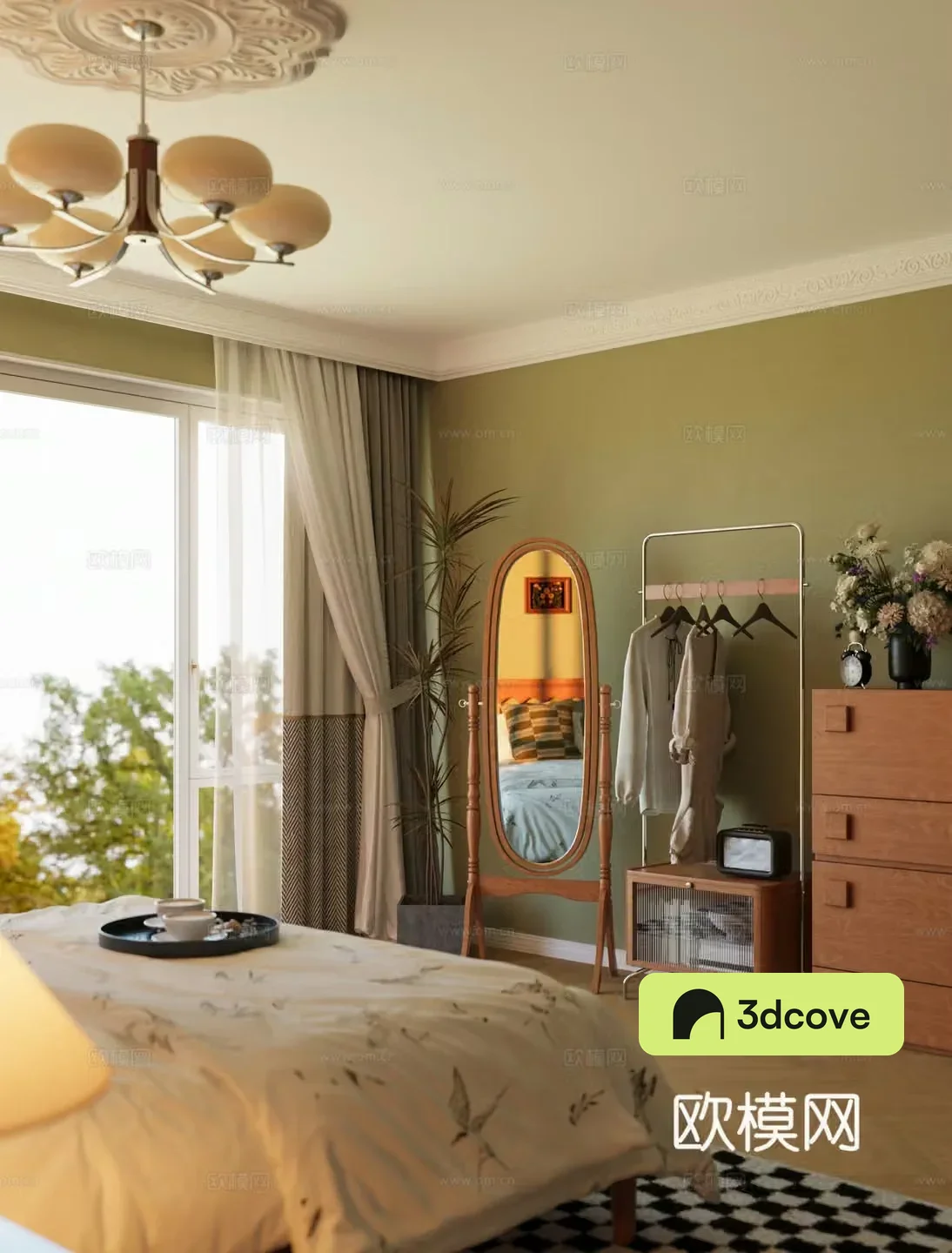 Modern bedroom