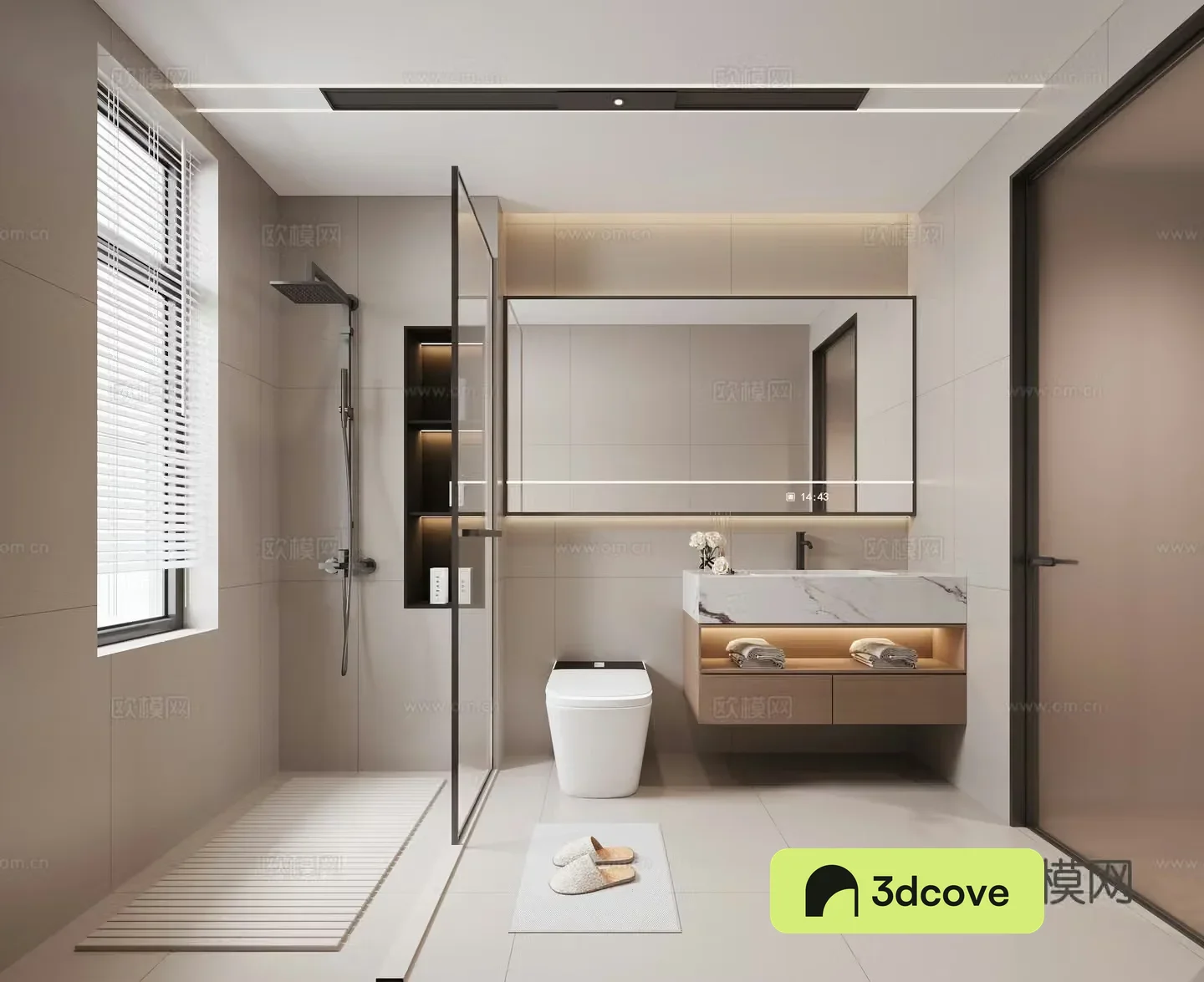 Modern bathroom